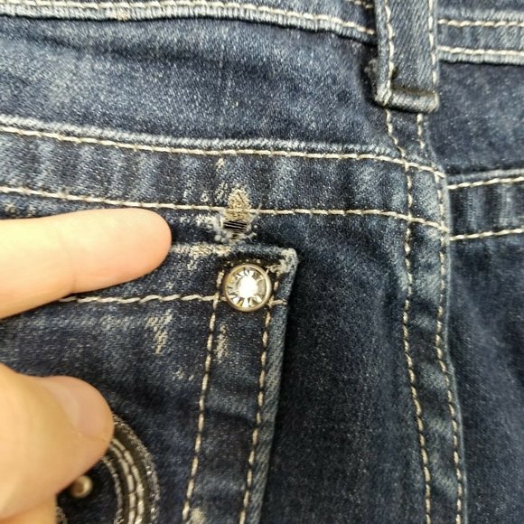 Miss Me Womens Jeans 30 Measures 30x33 Boot - Picture 3 of 10